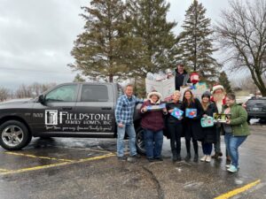 Fieldstone Family Homes collecting unopened toys for donation to Toys for Tots